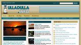 What Ulladulla.info website looked like in 2017 (6 years ago)