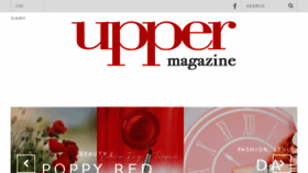What Uppermagazine.it website looked like in 2017 (6 years ago)