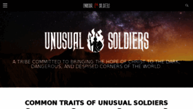 What Unusualsoldiers.com website looked like in 2017 (6 years ago)