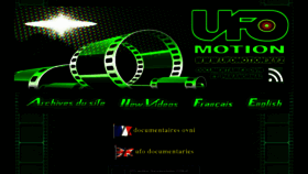 What Ufomotion.xyz website looked like in 2017 (6 years ago)