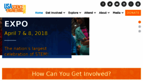 What Usasciencefestival.org website looked like in 2017 (6 years ago)