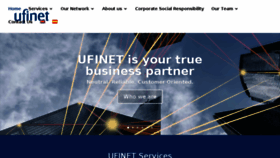 What Ufinet.com website looked like in 2017 (6 years ago)