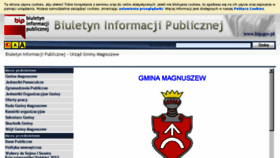 What Ugmagnuszew.bip.org.pl website looked like in 2017 (6 years ago)