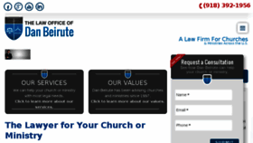 What Uschurchlaw.com website looked like in 2017 (6 years ago)