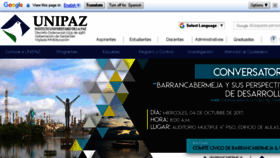 What Unipaz.edu.co website looked like in 2017 (6 years ago)