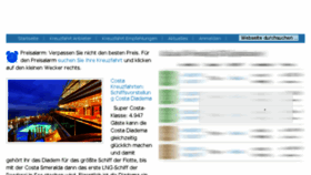What Urlaubszeit.de website looked like in 2017 (6 years ago)