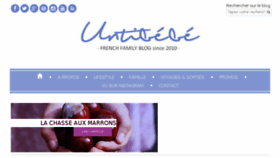 What Untibebe.com website looked like in 2017 (6 years ago)