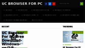 What Ucbrowserforpcc.com website looked like in 2017 (6 years ago)