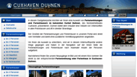 What Unterkunft-duhnen.de website looked like in 2017 (6 years ago)