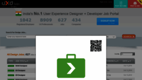 What Uxdjobs.com website looked like in 2017 (6 years ago)