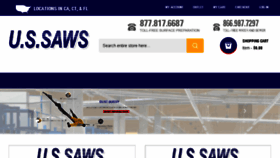 What Ussaws.com website looked like in 2017 (6 years ago)