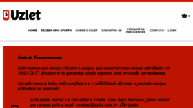 What Uzlet.com.br website looked like in 2017 (6 years ago)