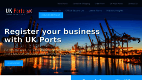 What Ukports.com website looked like in 2017 (6 years ago)