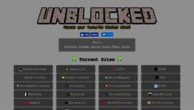 What Unblocked.pro website looked like in 2017 (6 years ago)