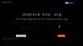 What Uk1.unblocksite.org website looked like in 2017 (6 years ago)