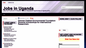 What Uganda.hotkenyanjobs.com website looked like in 2017 (6 years ago)