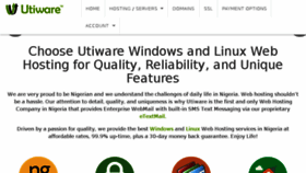 What Utiware.net website looked like in 2017 (6 years ago)