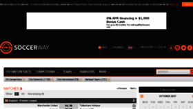 What Uk.soccerway.com website looked like in 2017 (6 years ago)