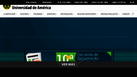 What Uamerica.edu.co website looked like in 2017 (8 years ago)