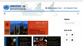 What Unsouthsouth.org website looked like in 2017 (7 years ago)