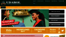 What Udabol.edu.bo website looked like in 2017 (6 years ago)