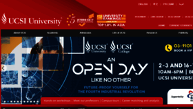 What Ucsiuniversity.edu.my website looked like in 2017 (6 years ago)