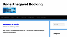 What Underthegavel.co.uk website looked like in 2017 (6 years ago)