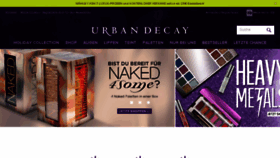 What Urbandecay.de website looked like in 2017 (6 years ago)