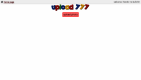 What Upload777.com website looked like in 2017 (6 years ago)