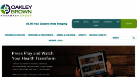 What Unichempharmacy.co.nz website looked like in 2017 (6 years ago)