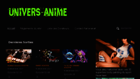 What Univers-animeiz.com website looked like in 2017 (6 years ago)