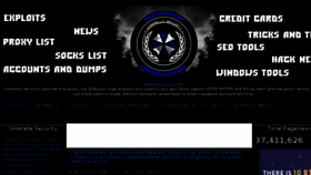 What Umbrella-security.blogspot.co.id website looked like in 2017 (6 years ago)