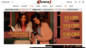 What Us.shein.com website looked like in 2017 (6 years ago)