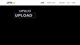 What Upw.io website looked like in 2017 (6 years ago)