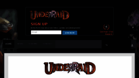 What Underraid.org website looked like in 2017 (7 years ago)