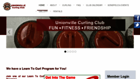 What Unionvillecurlingclub.com website looked like in 2017 (6 years ago)