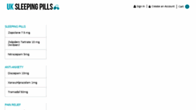 What Uksleepingpills.com website looked like in 2018 (6 years ago)