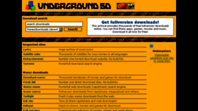 What Underground50.com website looked like in 2018 (6 years ago)