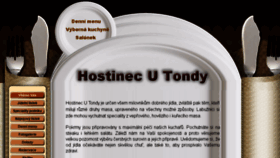 What Utondy.cz website looked like in 2018 (6 years ago)