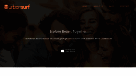 What Urbansurf.me website looked like in 2018 (6 years ago)