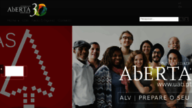 What Uab.pt website looked like in 2018 (6 years ago)