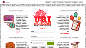 What Urionlinejudge.com.br website looked like in 2018 (7 years ago)