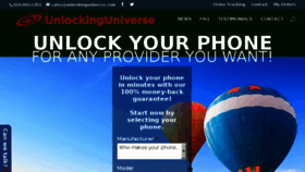 What Unlockinguniverse.com website looked like in 2018 (6 years ago)