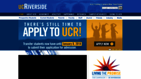 What Ucr.edu website looked like in 2018 (6 years ago)