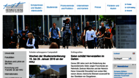 What Uni-duesseldorf.de website looked like in 2018 (6 years ago)