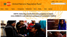 What Unfpa.org website looked like in 2018 (6 years ago)