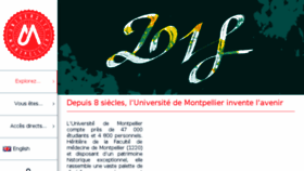 What Univ-montp1.fr website looked like in 2018 (6 years ago)