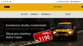 What Uamk.cz website looked like in 2018 (8 years ago)