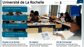 What Univ-larochelle.fr website looked like in 2018 (6 years ago)