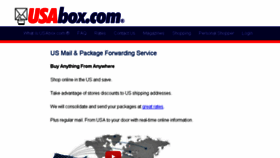 What Usabox.com website looked like in 2018 (6 years ago)